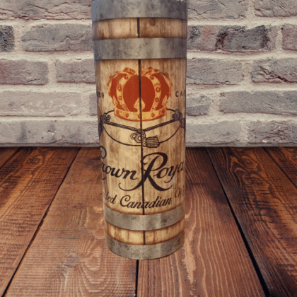 Crown Royal Wood Grain Tumbler